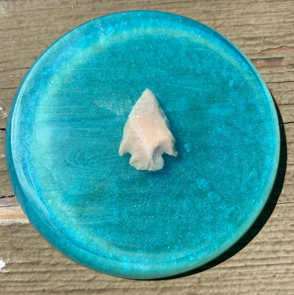 Turquoise arrowhead mini marker