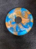Blue/Orange swirl Spini