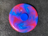 Blue/Purple/Pink blue button Spini
